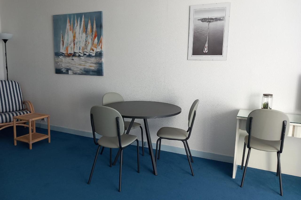 Grand Studio Vue Mer Dans Residence Des 3 Iles Pres De La Thalasso Quiberon Exterior foto
